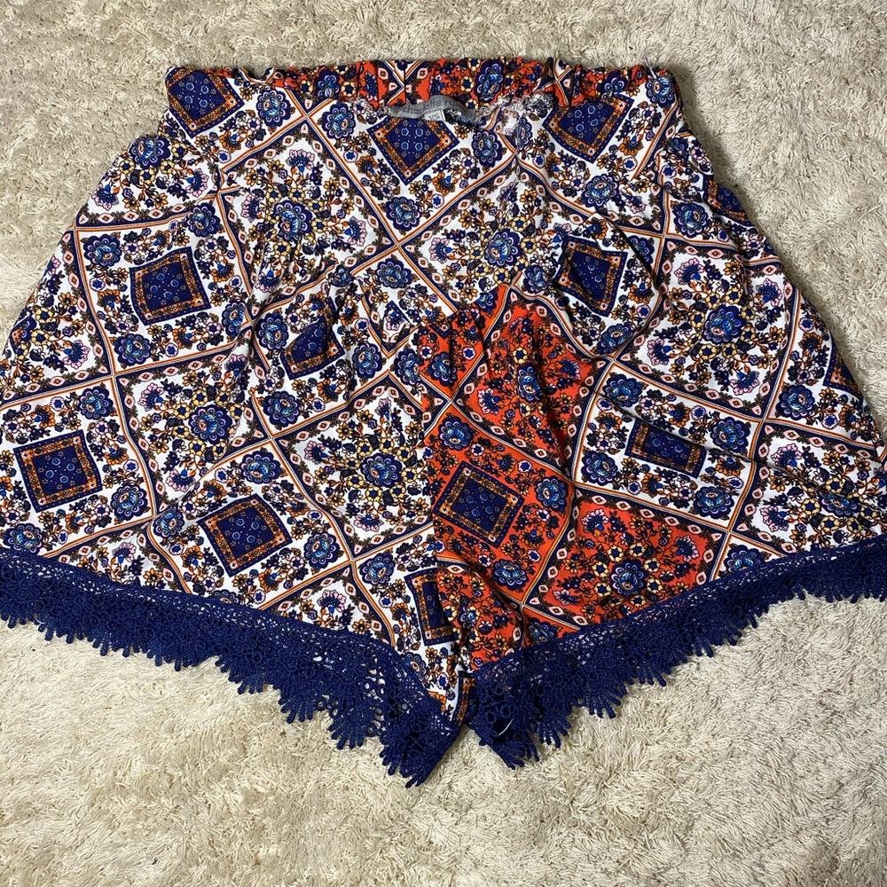flowy loose fit shorts